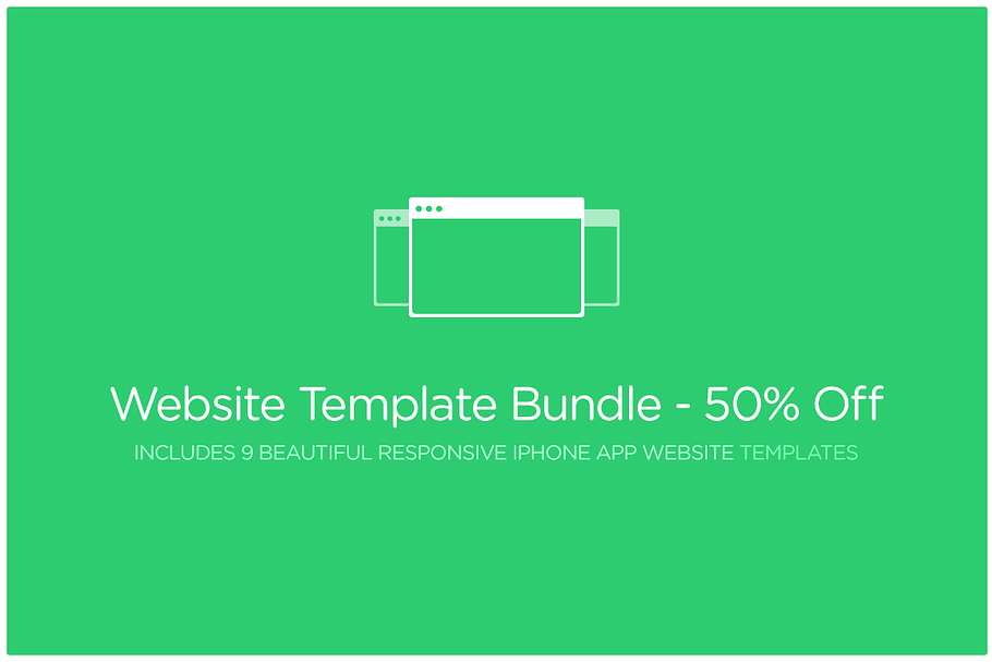 Website Template Bundle - 50% Off in App Templates - product preview 8