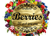 Berries. Digital art collection 2