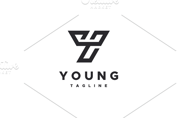 Young - Letter Y Logo in Logo Templates - product preview 2
