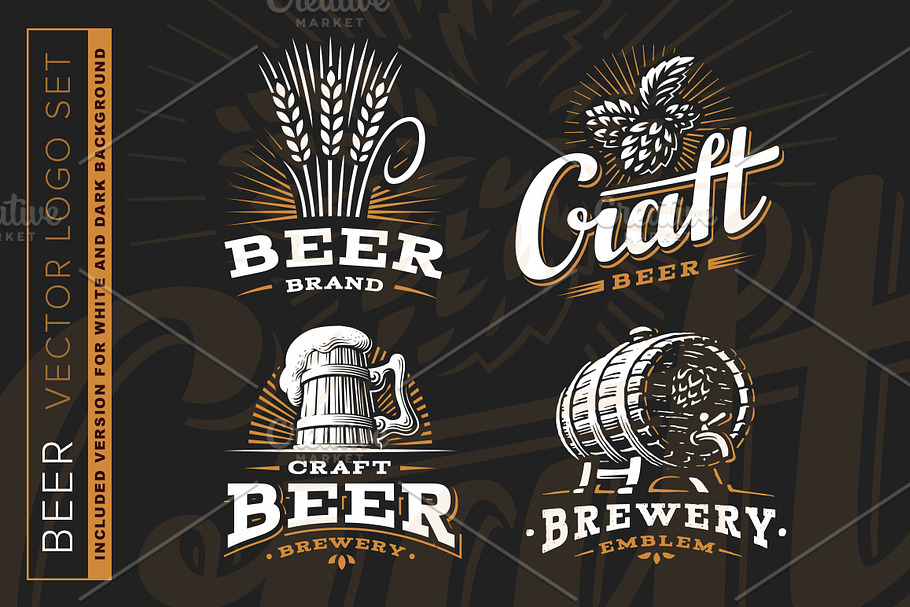 Beer logo in Logo Templates - product preview 8