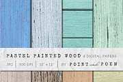 Wood Texture - Painted Pastel Wood