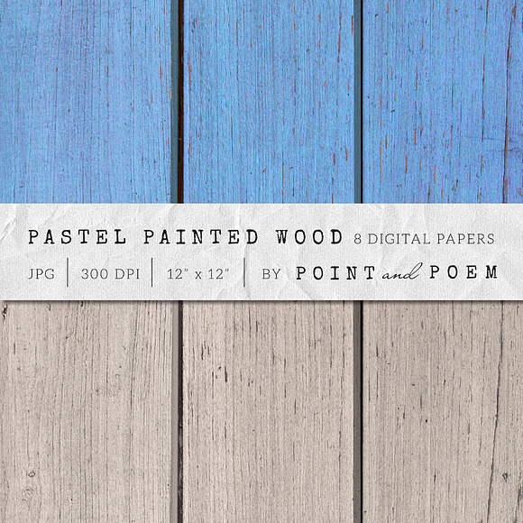 Wood Texture - Painted Pastel Wood in Textures - product preview 1