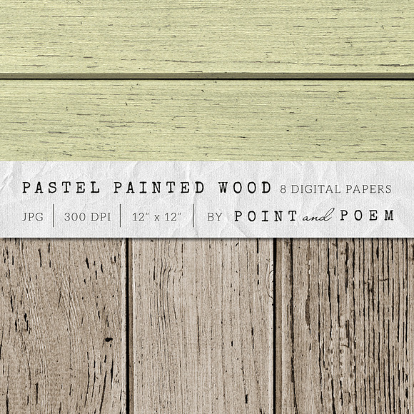 Wood Texture - Painted Pastel Wood in Textures - product preview 2