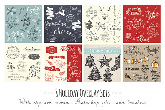 Mega Holiday Clipart Bundle! in Graphics - product preview 1