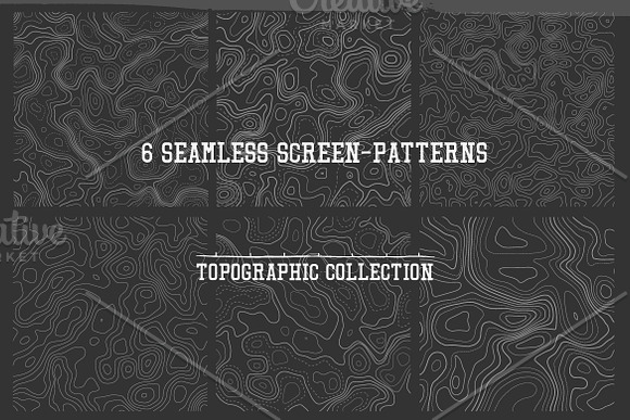 Authentic topographic collection in Graphics - product preview 1