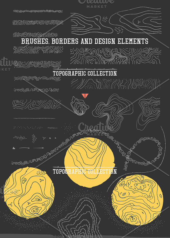 Authentic topographic collection in Graphics - product preview 5