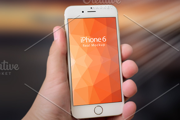 Mockup Iphone 6 Real Mockup 4 in Mobile & Web Mockups - product preview 1