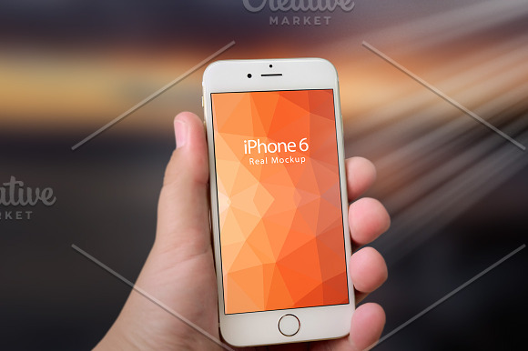 Mockup Iphone 6 Real Mockup 4 in Mobile & Web Mockups - product preview 2