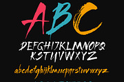 Calligraphic alphabet