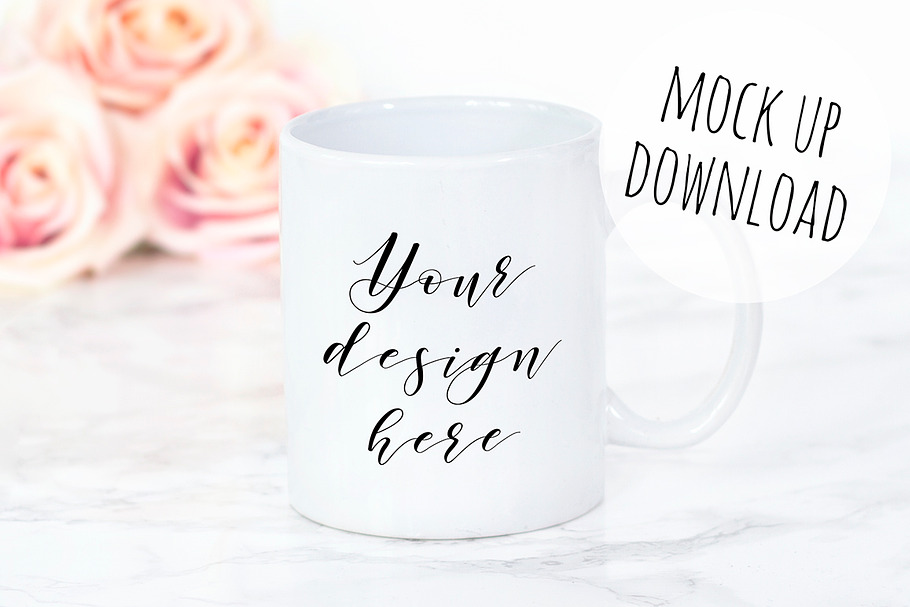 Pretty Mug Mockup Photograph in Product Mockups - product preview 8