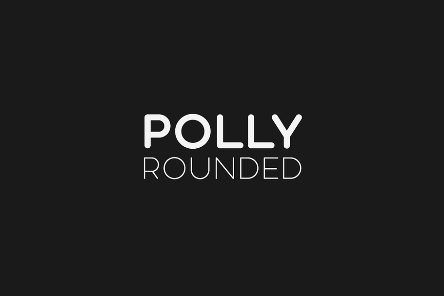 Polly Rounded - Regular in Sans-Serif Fonts - product preview 8