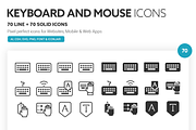 Keyboard and Mouse Icons