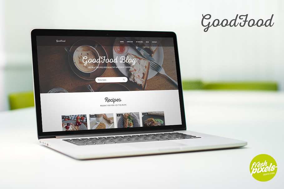 GoodFood - Blog PSD template in Website Templates - product preview 8