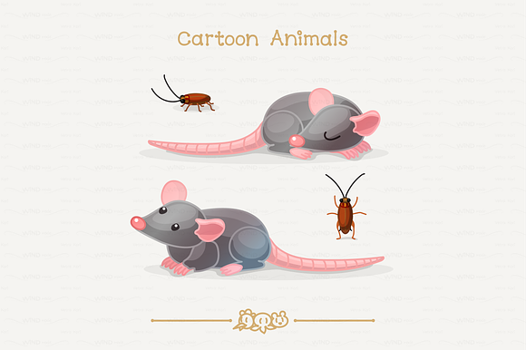 vector set animals of Forest in Illustrations - product preview 29