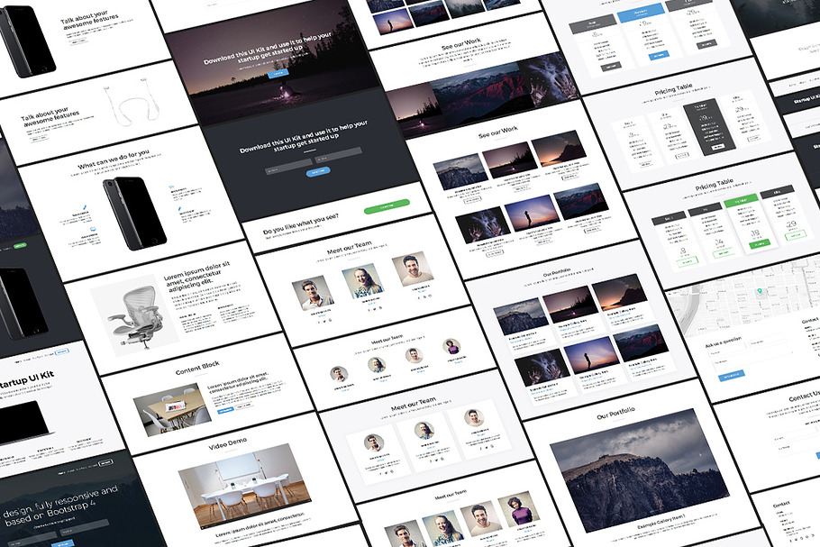 Bootstrap 4 Startup UI Kit in Bootstrap Themes - product preview 8