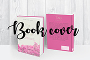 Book template Book cover design 