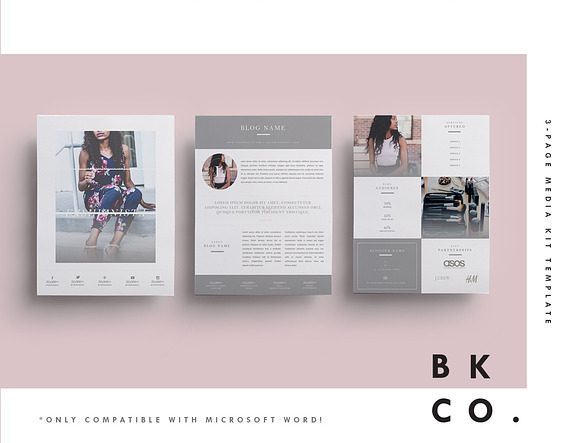 Social Media Kit Template Set | 6Pgs in Instagram Templates - product preview 1