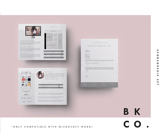 Social Media Kit Template Set | 6Pgs in Instagram Templates - product preview 2