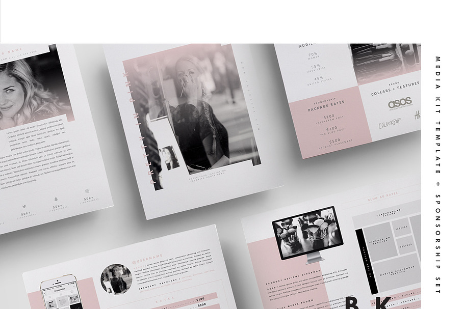 Social Media Kit Template Set | 6Pgs in Instagram Templates - product preview 8