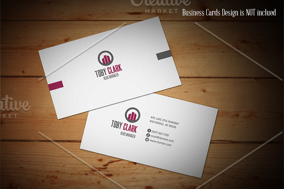 Business Cards Mock-Ups 01 in Print Mockups - product preview 1
