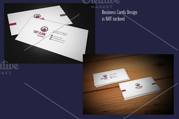 Business Cards Mock-Ups 01 in Print Mockups - product preview 3