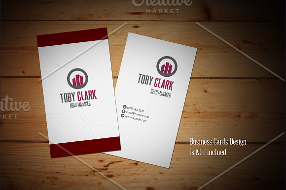 Business Cards Mock-Ups 01 in Print Mockups - product preview 4