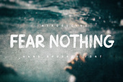 Fear Nothing Brush Font