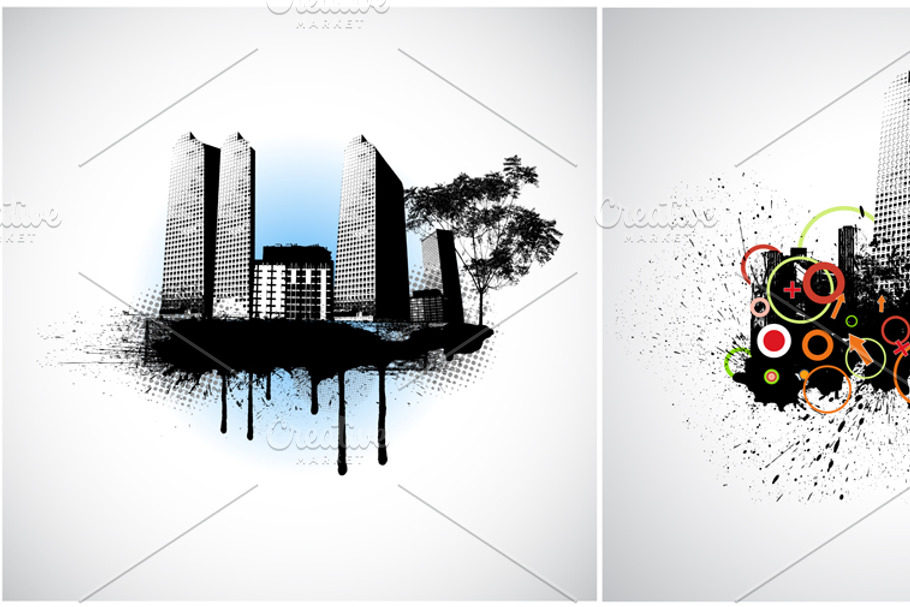 Download Urban Grunge Vector Designs | Custom-Designed Illustrations ~ Creative Market