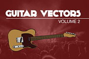 Rock and Roll Guitar Vectors Vol2