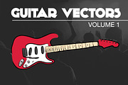 Rock and Roll Guitar Vectors Vol1