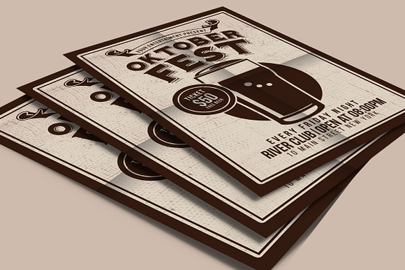 Oktober Fest Beer Party in Flyer Templates - product preview 2