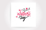Women's Day Typography masthead
