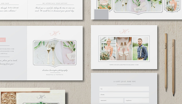 Photographer Marketing Set in Magazine Templates - product preview 2