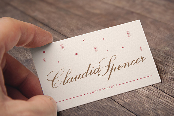 Elegant Business Card in Business Card Templates - product preview 1