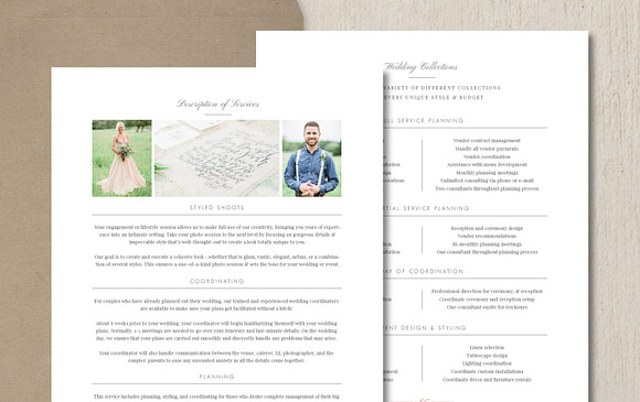 Event Coordinator Pricing Guide in Magazine Templates - product preview 2