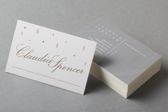 Elegant Business Card in Business Card Templates - product preview 2