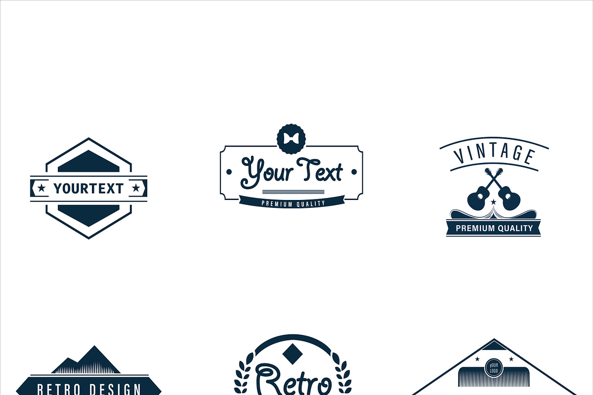 Retro Logos in Logo Templates - product preview 8