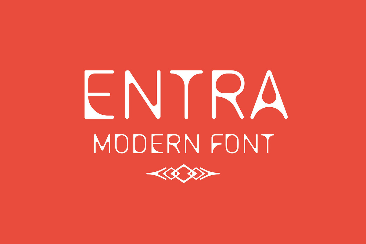Entra Font in Sans-Serif Fonts - product preview 8