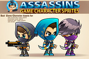 Assasins Game Character Sprites