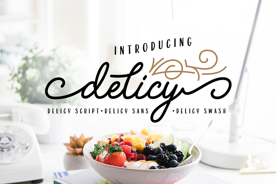 Delicy in Script Fonts - product preview 8