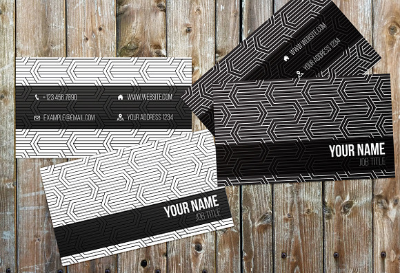 Geometric Business Card  in Business Card Templates - product preview 1