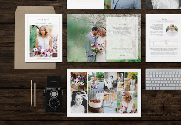 SALE! Wedding Photographer Magazine  in Magazine Templates - product preview 2