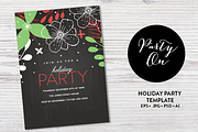 Holiday Party Invitation Template
