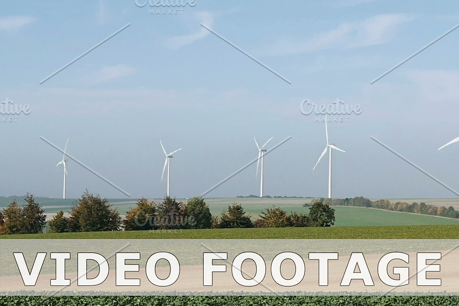 Wind turbines renewable energy generation
