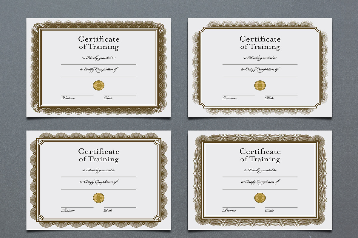Cert of training in Card Templates - product preview 8