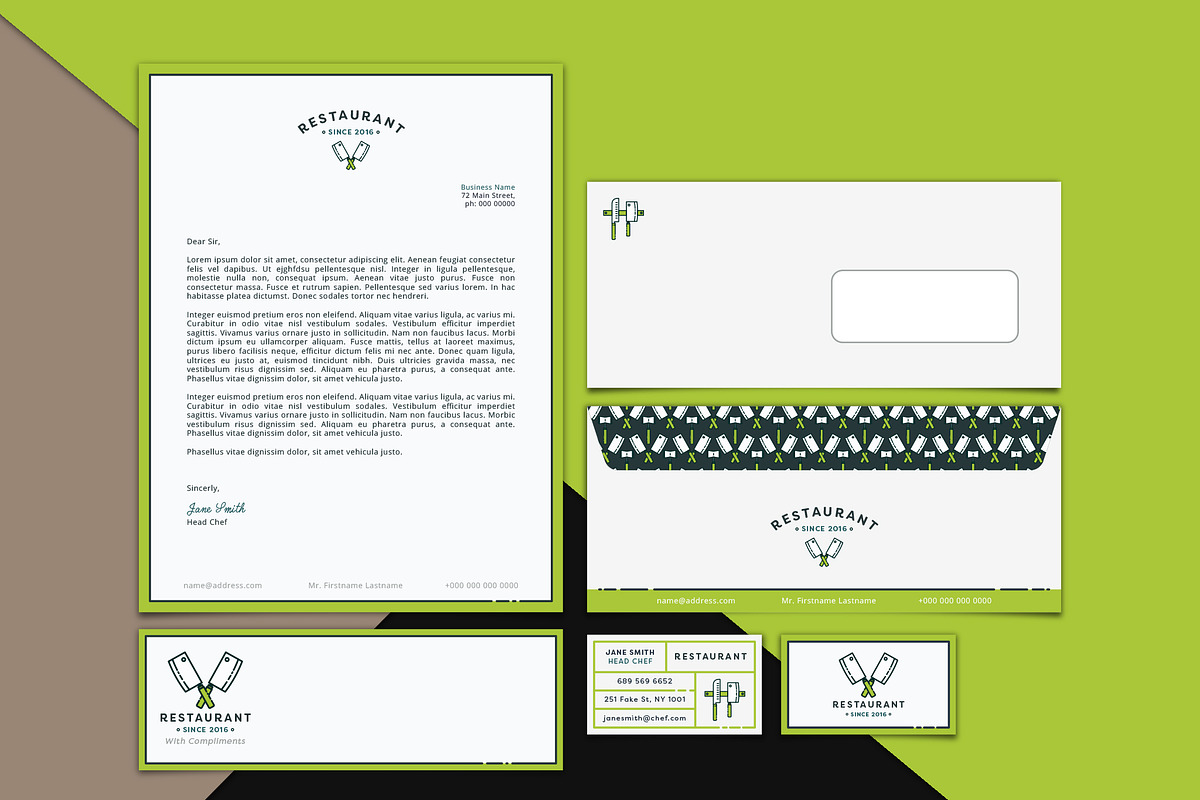 Chef Brand Collateral in Templates - product preview 8
