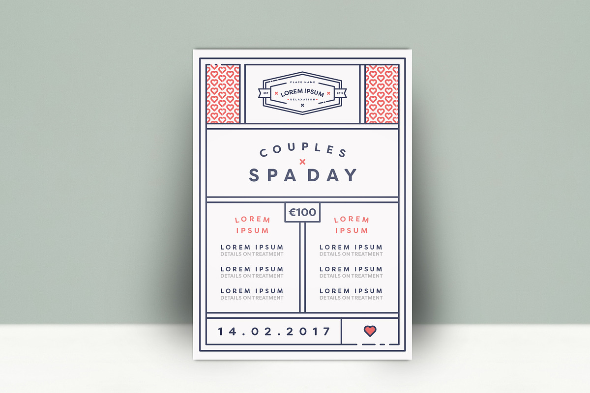 Couple Spa Day in Templates - product preview 8