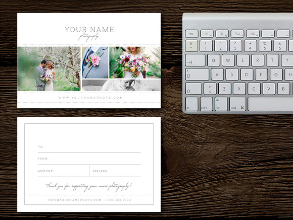  Photography Gift Card Templates in Card Templates - product preview 1