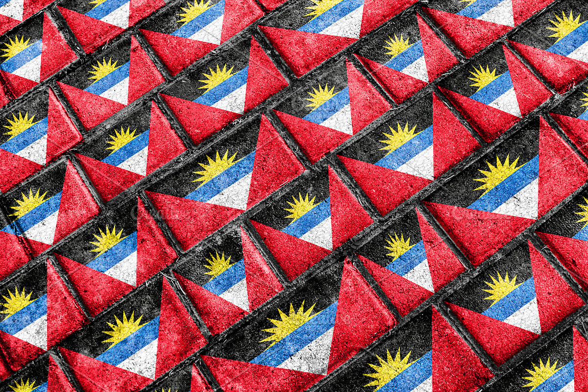 Antigua y Barbuda Flag Pattern in Patterns - product preview 8