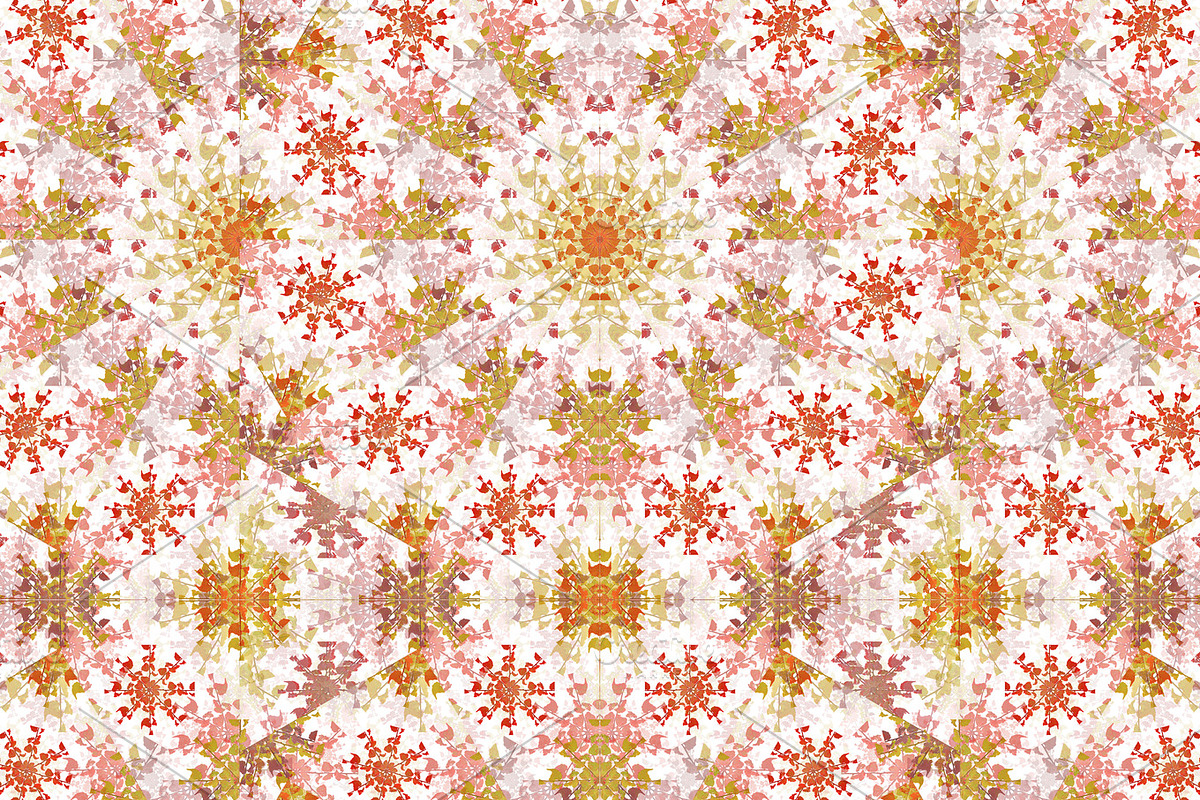 Stylized Floral Collage in Patterns - product preview 8